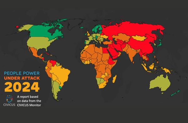 Civil society groups across the world faced increasing levels of repression in 2024